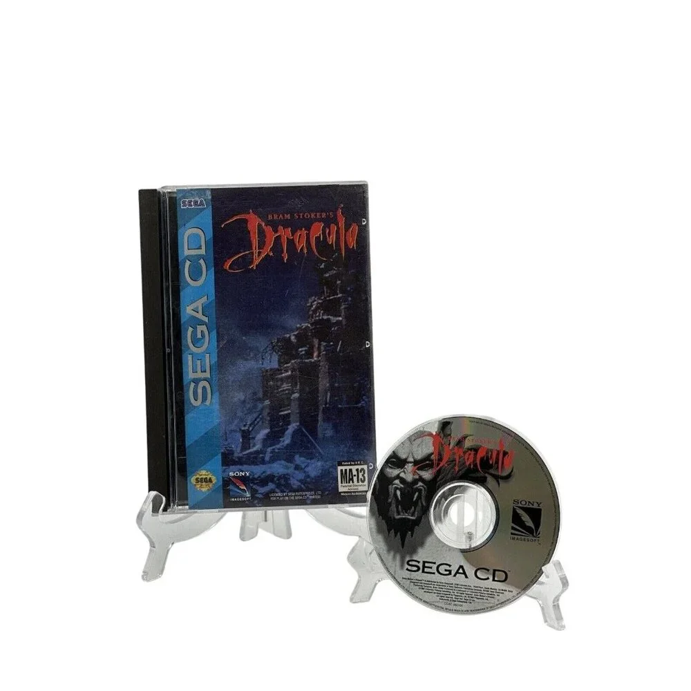 Sega CD Bram Stoker's Dracula Game Mint CD Manual Case READ 1993‎